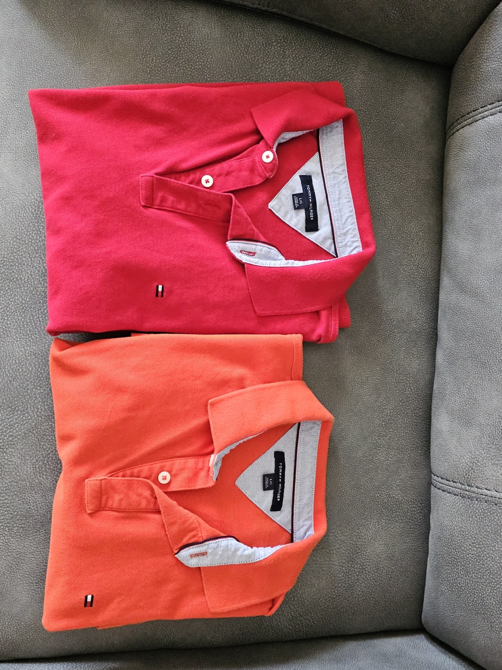 Tommy Hilfiger Polo Shirt Bundle in Bright Pink & Coral